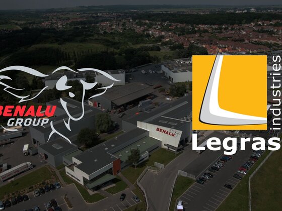 BENALU has acquired LEGRAS INDUSTRIES, French specialist in moving floor semi-trailers and becomes BENALU – LEGRAS Group.